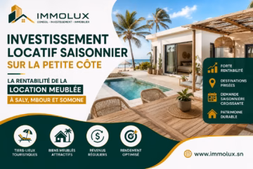 Investissement locatif saisonnier sur la Petite Côte : la rentabilité de la location meublée à Saly, Mbour et Somone
