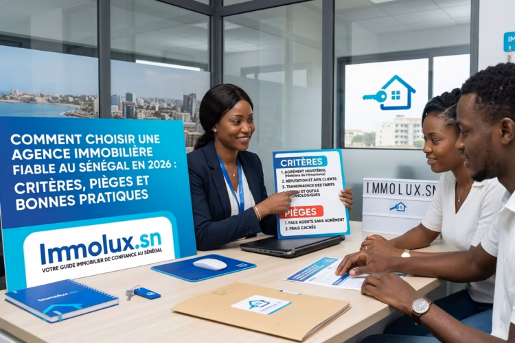 Comment choisir une agence immobilière fiable au Sénégal en 2026 : critères, pièges et bonnes pratiques