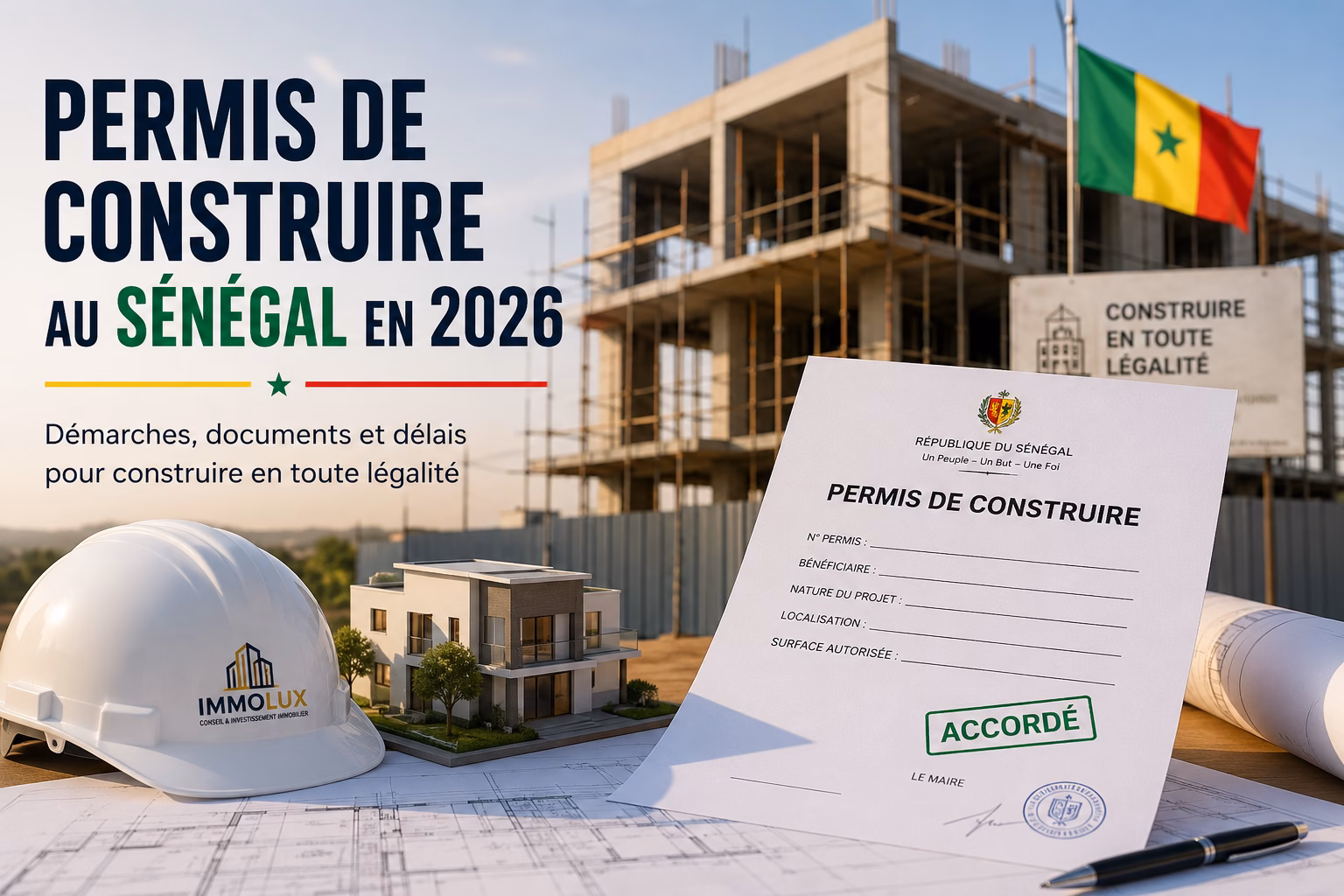 Permis de construire au Sénégal en 2026 : démarches, documents et délais pour construire en toute légalité
