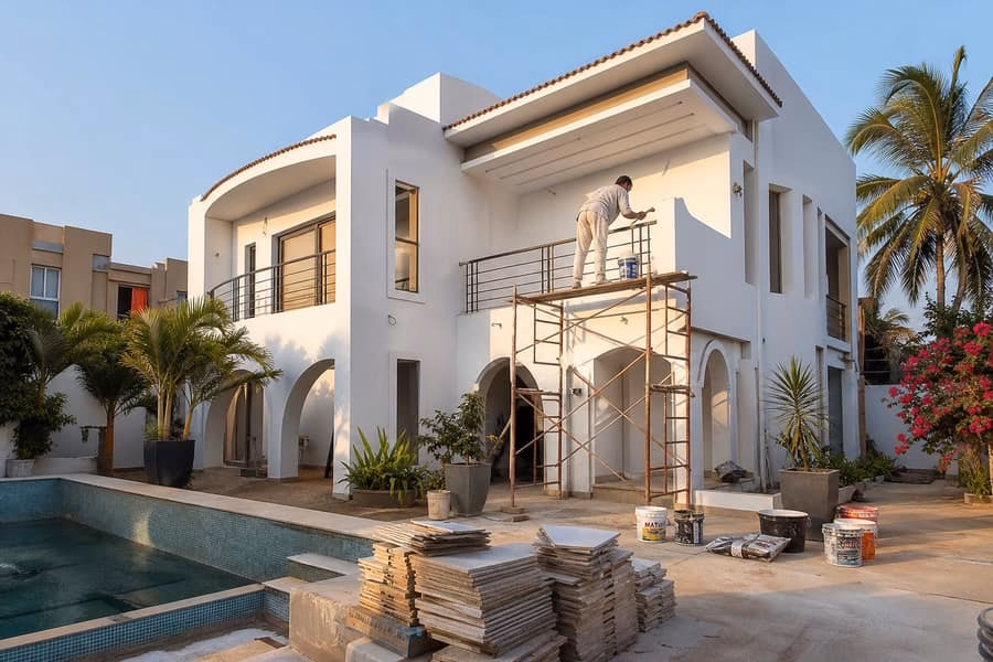 Rénover un bien immobilier au Sénégal en 2026 : budget, travaux rentables et erreurs à éviter