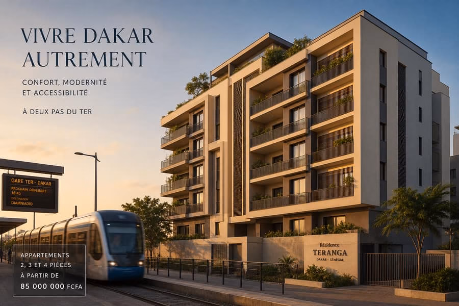 TER, BRT et immobilier à Dakar en 2026 : comment le transport en commun fait grimper les prix